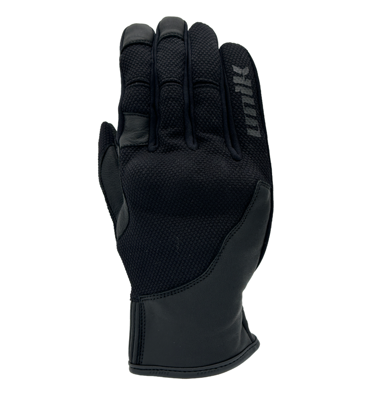 GUANTES MOTO UNIK C96 VERANO CON PROTECCION L NEGRO